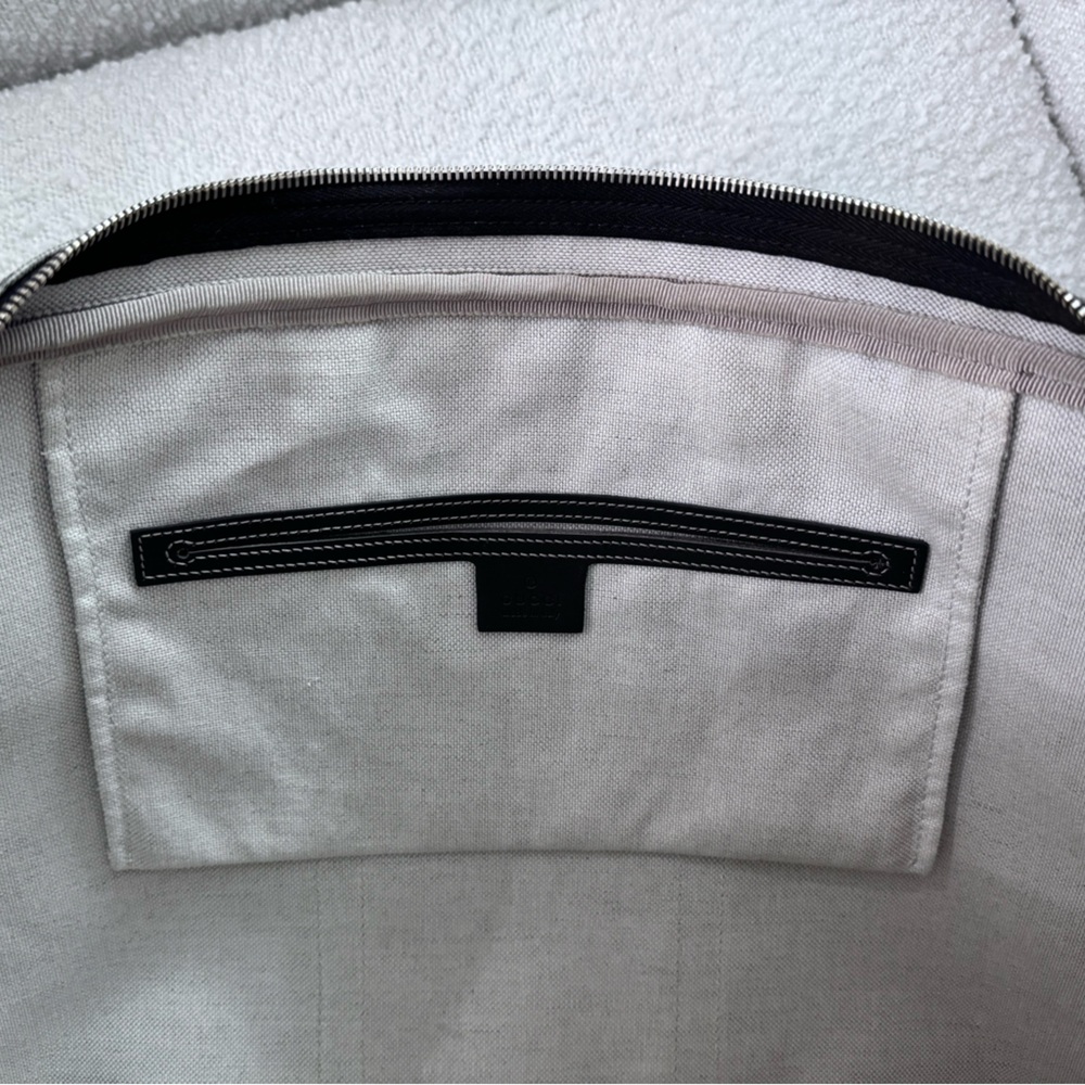 📍 SOLD GUCCI Convertible Briefcase GG Coated Canvas Large - Picture 8 of 11